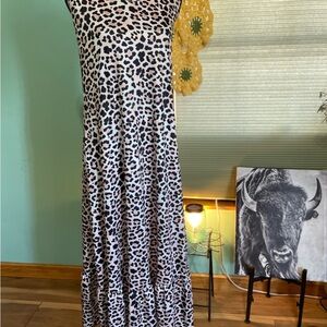 Leopard Print Maxi Dress